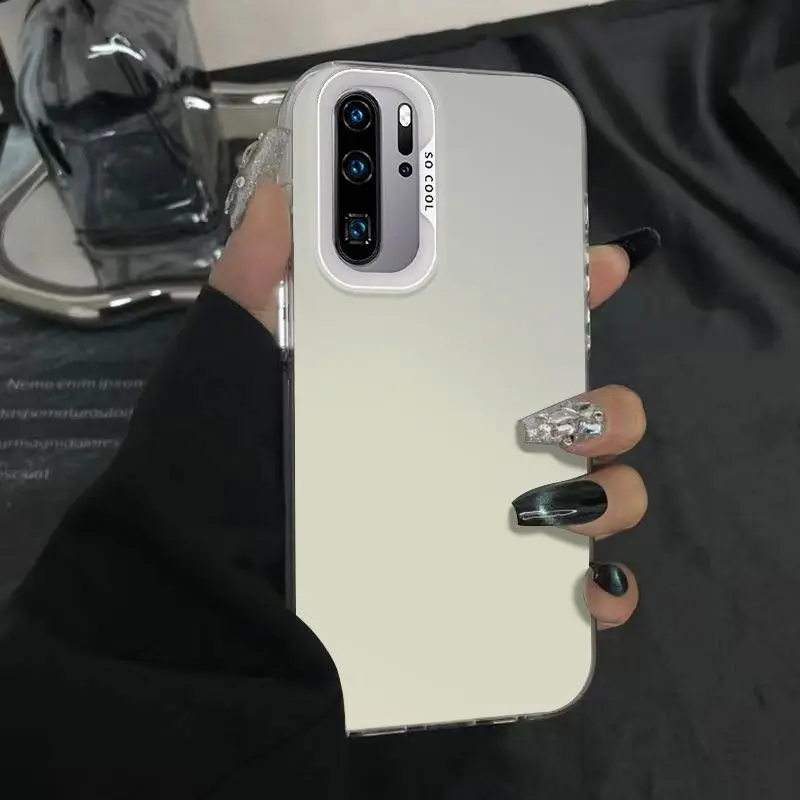For Huawei P30 Pro Case Huawei P30 Pro Phone Cover VOG-L29 VOG-L09 VOG-L04 Cases Luxury Metallic Aurora Skin Matte Cover
