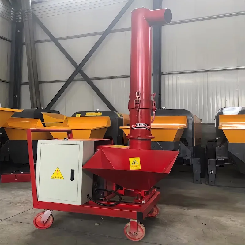 Secondary structure feeder concrete pump small inclined secondary construction column pump pouring machine mortar