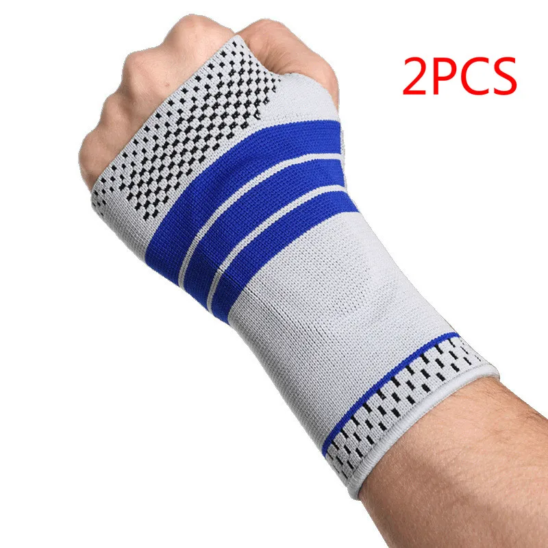 

2pcs Gel Silicon Hand Wrist Palm Support Brace Therapy Gloves Arthritis Compression Wristband Guard for Women Men Carpal Tunnel