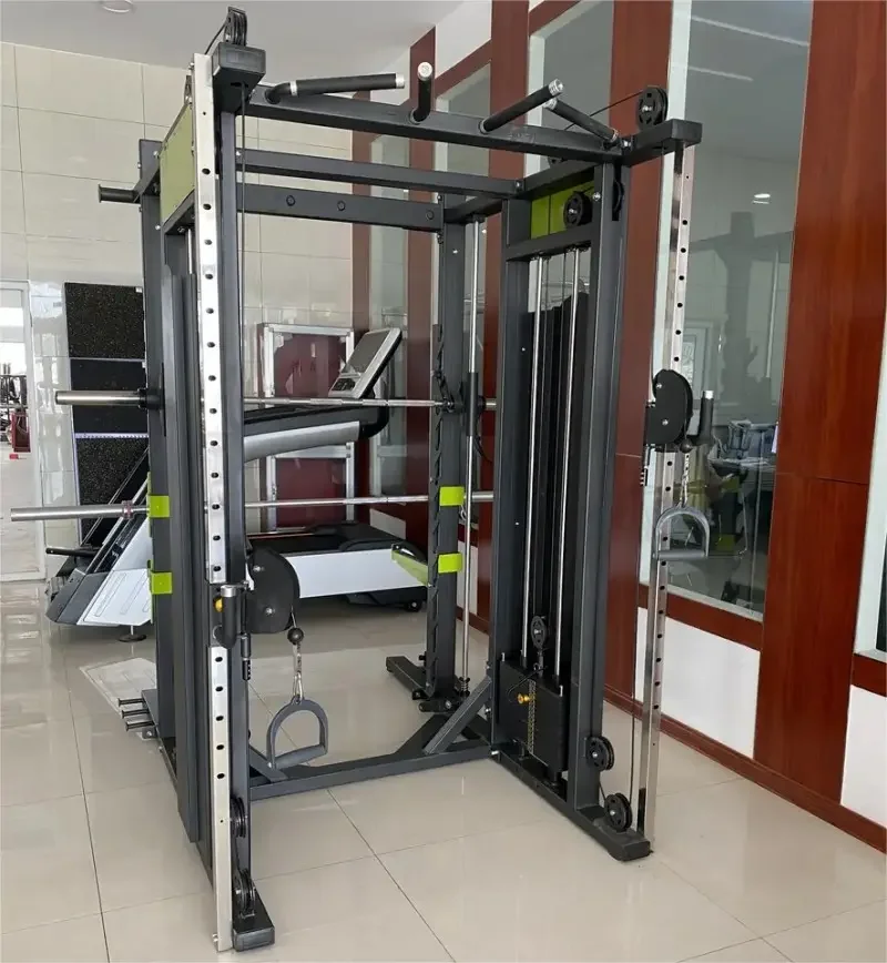 Commercial Gym Multi Function Station Fitness Equipment Gym Multi Smith Machine/Power Rack/Cable Crossover New