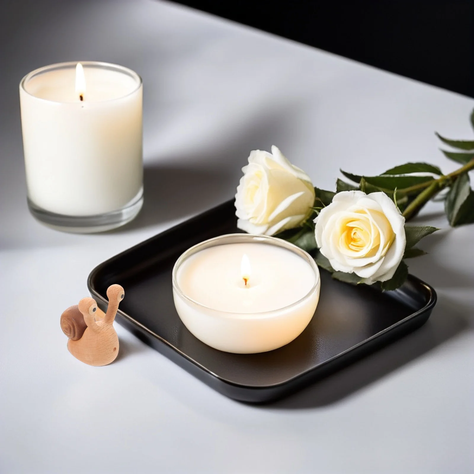 

Beech Wood Snail Massager 1 Piece Ergonomic Design Smooth Finish Handheld Fidget for Anxiety Relief for Kids Adults