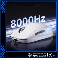 MCHOSE A7 Pro Ultra Gaming Mouse Three Mode Bluetooth Wireless Mouse 8K PAW3950 E-sports Lightweight Mouse Custom Office Gift