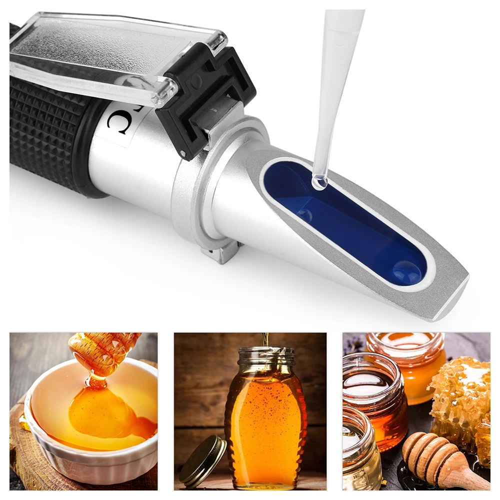 RZ High Concentration Brix Water 3 in 1 58%~92% Honey Refractometer Bees Sugar RZ127