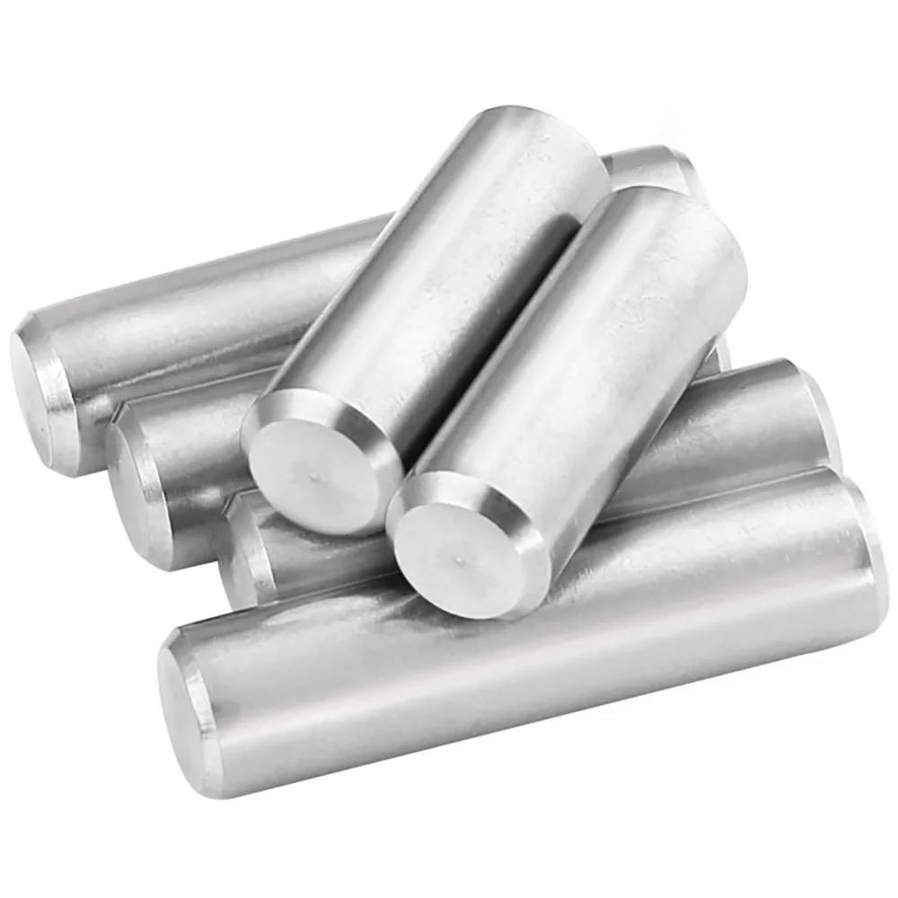 6-80mm M5 Solid Cylindrical Parallel Pin 304 Stainless Steel Locating Dowel Fixed Shaft High Precision Locator Fastening Rod