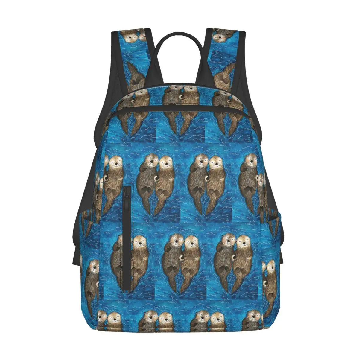 

Otter CUTE SLEEP Backpack Daypack Large Capacity Boys Girls BookBag School Bag Shoulder Bags for Men Women