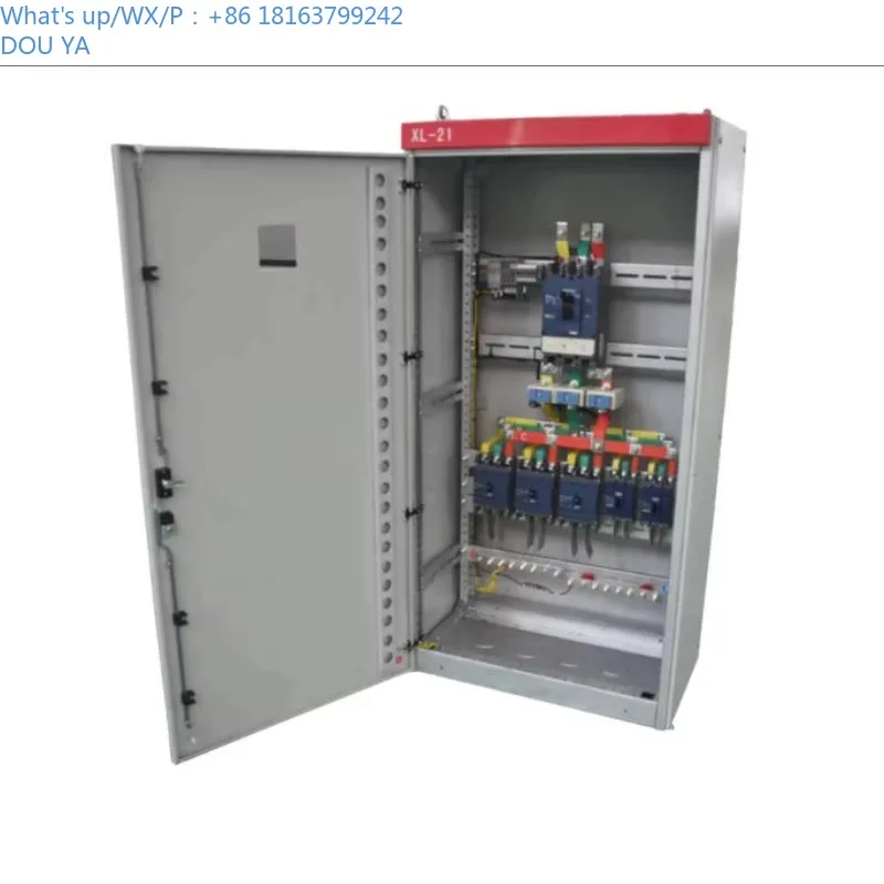 XL-21 خزانة توزيع الطاقة الكهربائية الفولاذية الراقية لصناعة معدات النقل وصناعات البناء الورقية