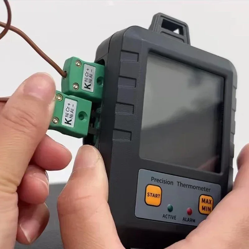 2025 Tipo K ad alta temperatura di vendita caldo -270-1372 Temperatura digitale a doppio canale per uso industriale