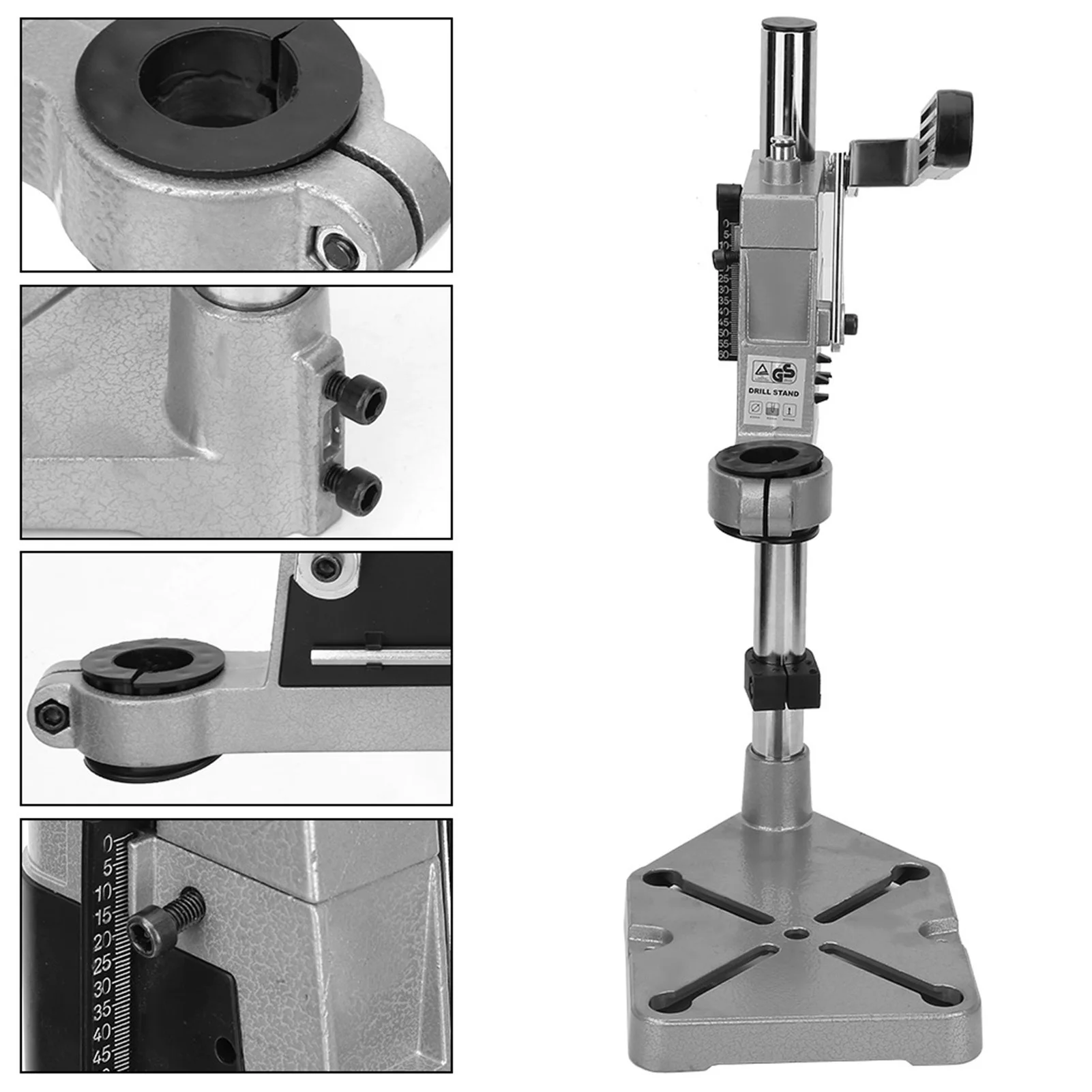 Universal Bench Clamp Drill Press Clamp Stand Stable Fixation Workbench Repair Tool for Workshop Garage Drilling Repair Work TOP