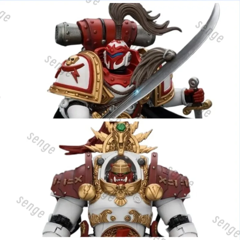 

[Genuine Spot] JOYTOY Dark Source Warhammer 40K White Scar Legion Khan/Champion Space Marine 1/18 Action Figure Collection Gift