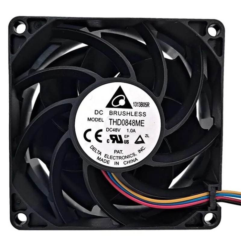 Wholesale: original delta 8CM DC48V THD0848ME 8038 4-wire high-volume cooling fan