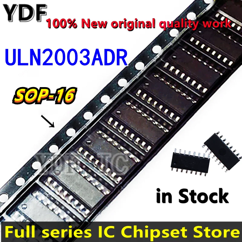 (10pcs) 100% New ULN2003A SOP16 ULN2003ADR ULN2003 2003  SMD IC Chipset SOP-16