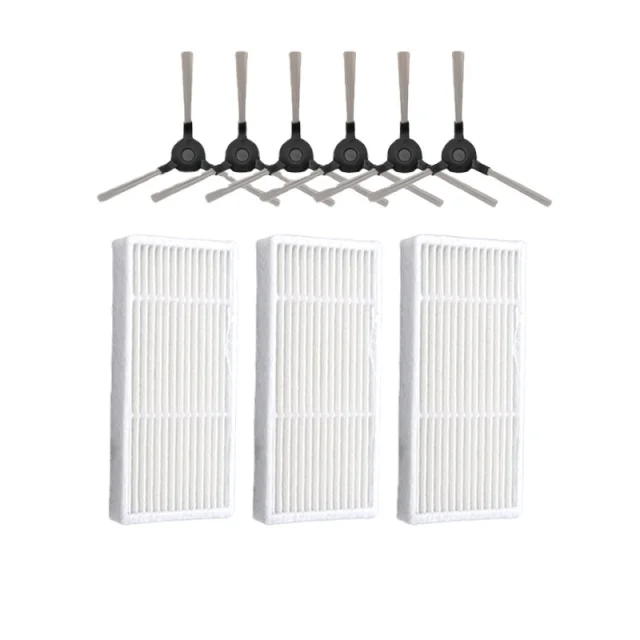 Vacuum Cleaner Side Brush HEPA Filter for Vileda VR302 Vileda VR 302 S Robot Vacuum Cleaner Parts Accessories Replacement Kit