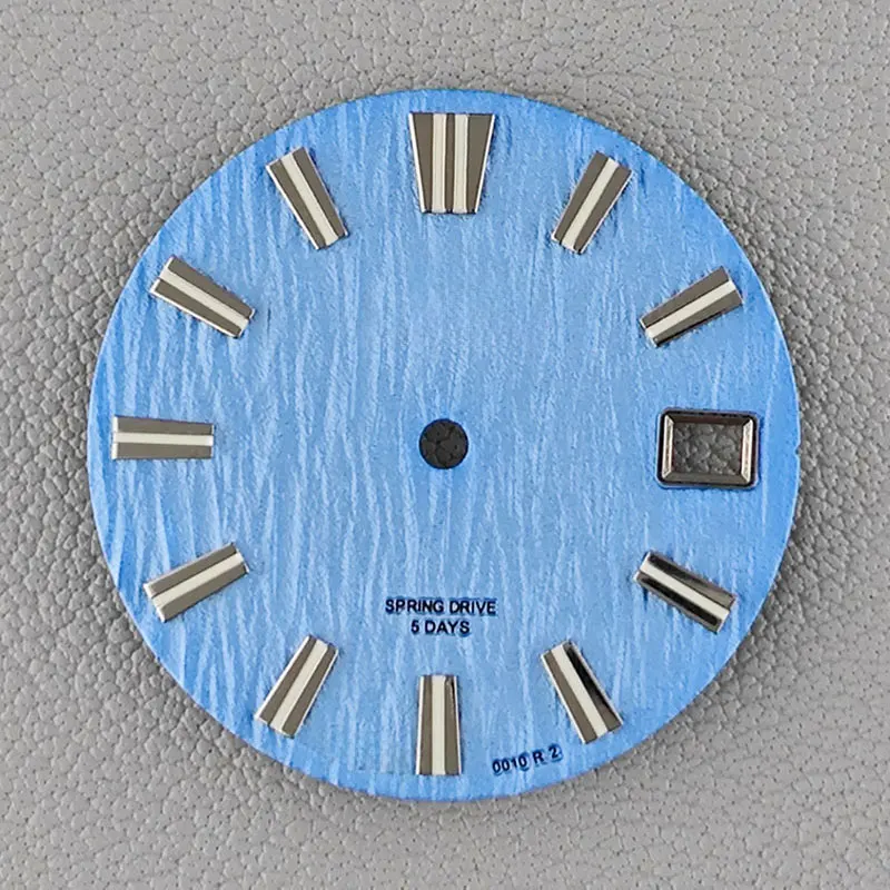 NH35 dial 28,5mm GS calendario árbol textura reloj modificación accesorios para movimiento NH35/36