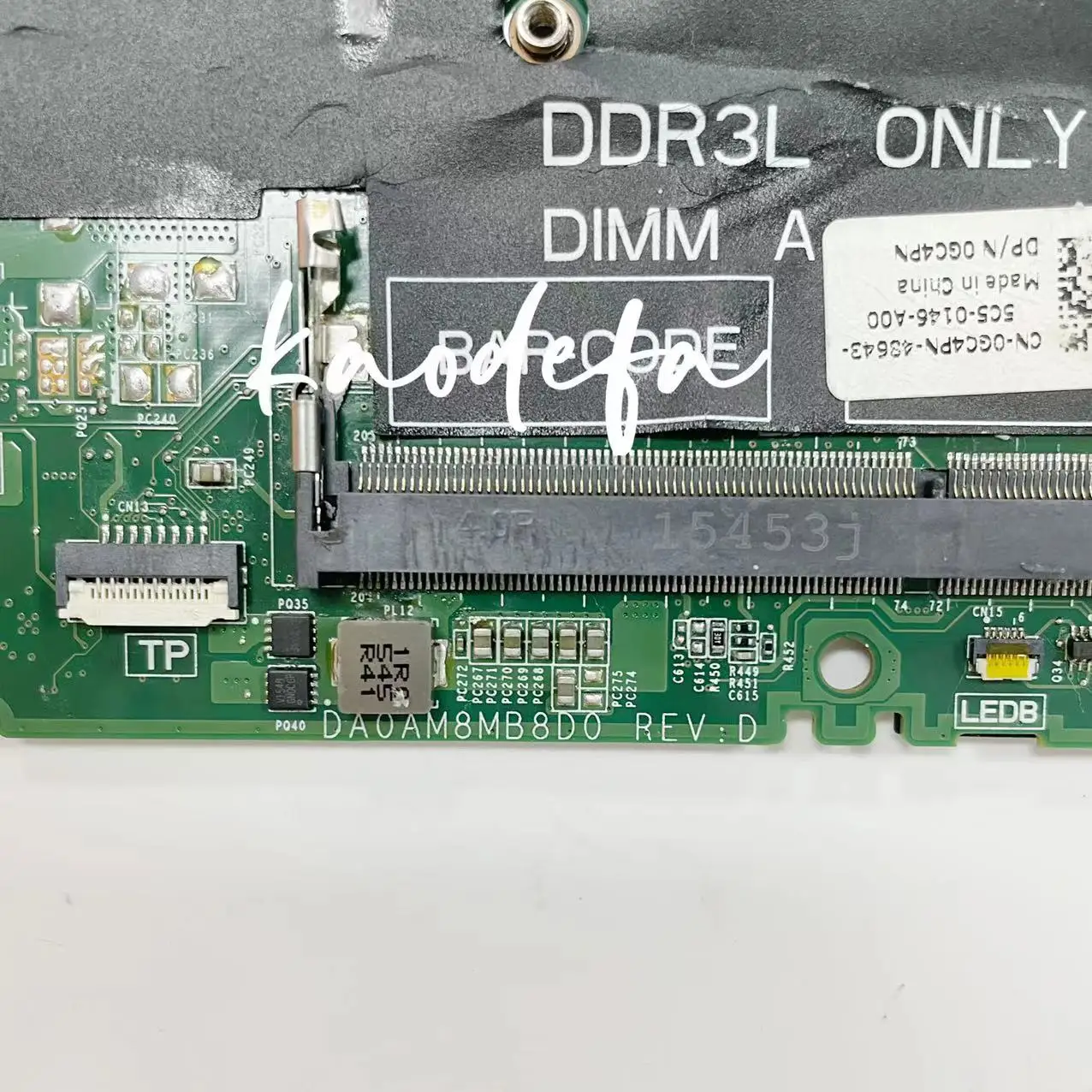 Материнская плата DA0AM8MB8D0 для ноутбука Dell Vostro серии 14 5459, процессор: I3-6100U SR2EU UMA DDR3 CN-0GC4PN 0GC4PN GC4PN