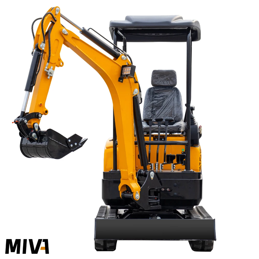 Factory 2-ton tracked excavator EPA/Euro 5 certified Smooth Hydraulics mini digger bagger small excavator customized