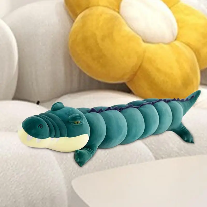 Alligator Knuffel Super Zacht Knuffel Poppen Knuffel Krokodil Knuffel Kussen Schattige Alligator Dieren Knuffel Knuffel