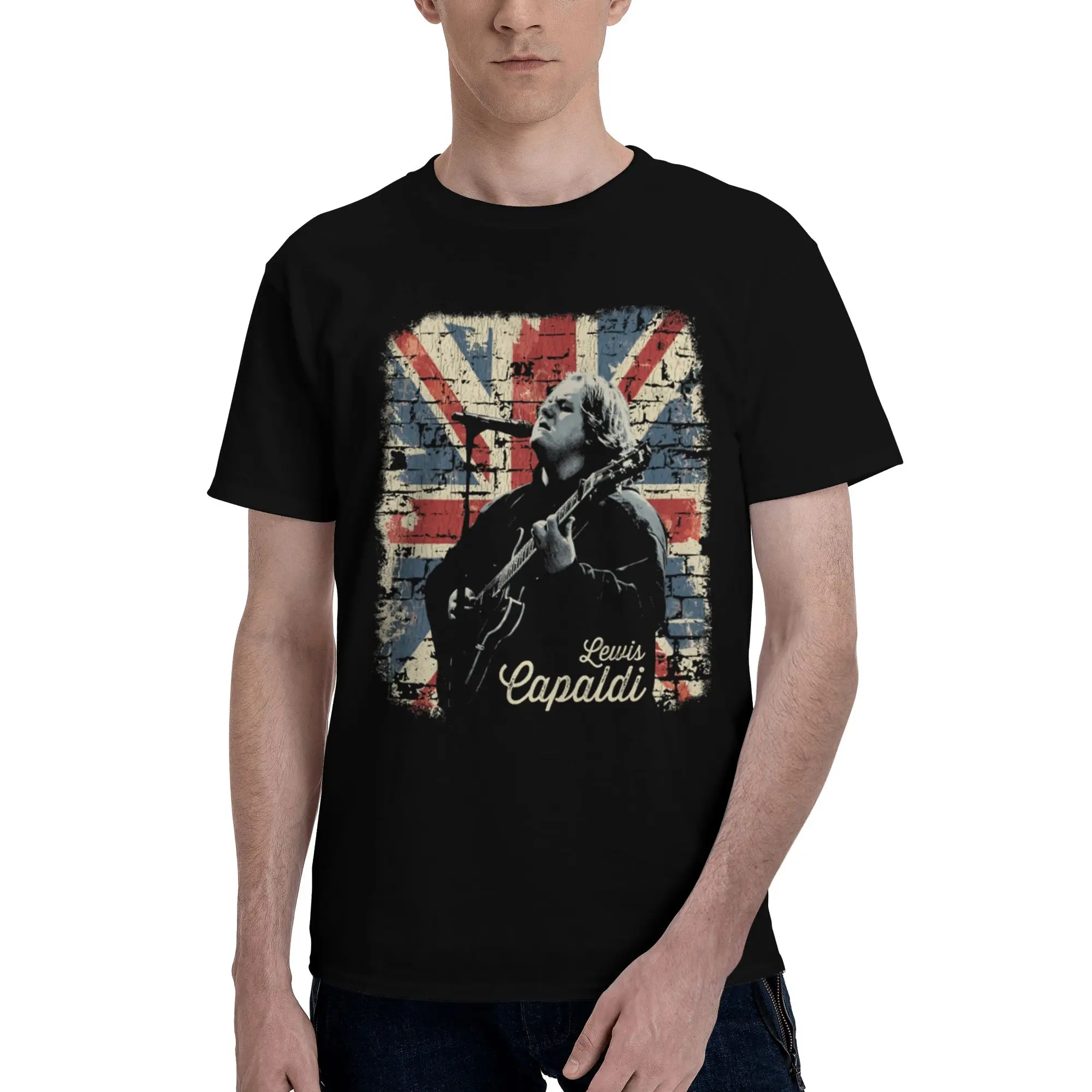Lewis Capaldi Tour 2026 Apparel Men Women T Shirt 100% Cotton Tee Graphic Printing  Tops T-shirt