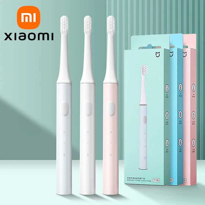 

XIAOMI MIJIA T100 Sonic Electric Toothbrush Cordless USB Rechargeable Toothbrushes Waterproof Ultrasonic Automatic Tooth Brush