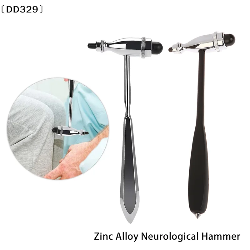 Neurological Hammer Zinc Alloy Percussion Hammer Neurological Reflexes Diagnostic Mallet  Examination Hammer〔DD329〕