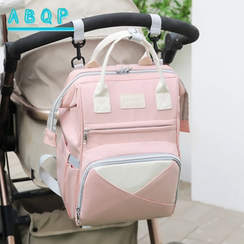 

Новая многофункциональная сумка-рюкзак для подгузников большой вместимости, модная сумка для хранения детских принадлежностей для прогулок