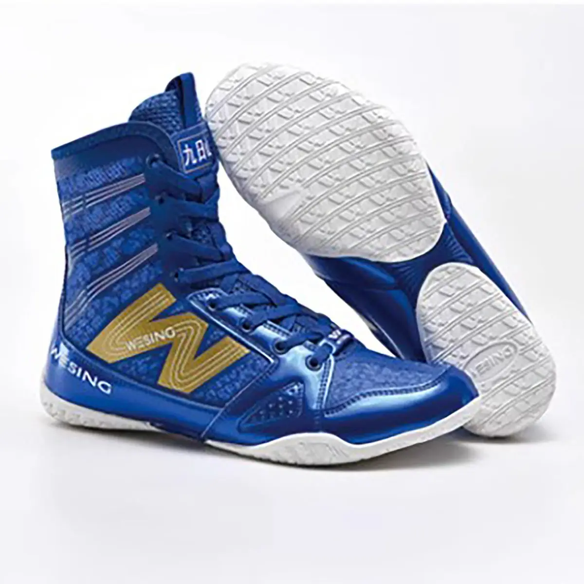 2025 Hot Sale Professional Boxing Training Shoes Fitness Equipment Men's Footwear Athletic Non-slip High Top Shoes