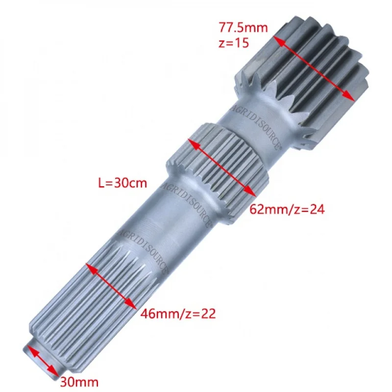 TC05391030012 TC05392030001 left and right half shaft For Foton Lovol agricultural machinery & equipment Farm Tractors