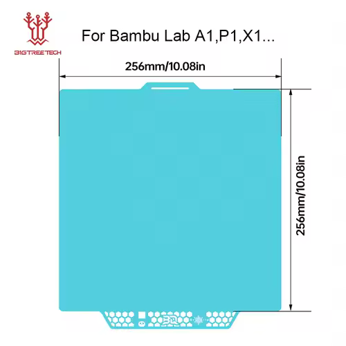 BIQU Panda Build Plate CryoGrip Pro Coating No Clog Spring Steel Double-sided for BambuLab Voron Kobra Adventurer 5M 3D Printer - Image 7