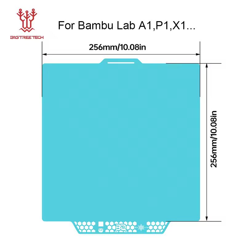 BIQU Panda Build Plate CryoGrip Pro Coating No Clog Spring Steel Double-sided for BambuLab Voron Kobra Adventurer 5M 3D Printer - Image 7
