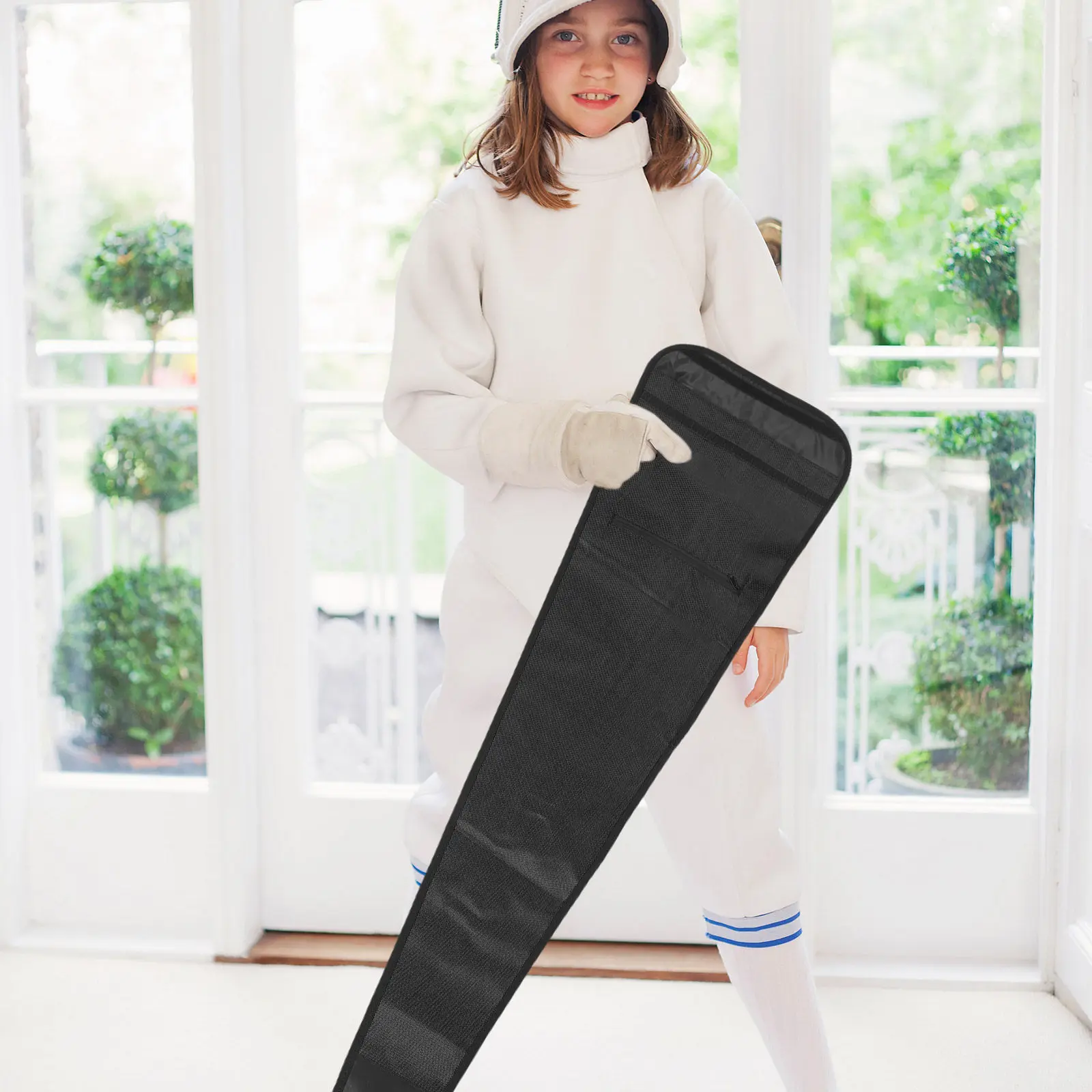 

Портативная сумка для фехтовальных сабель с двойным держателем, защитный чехол из оксфордской ткани для хранения снаряжения для соревнований и тренировок