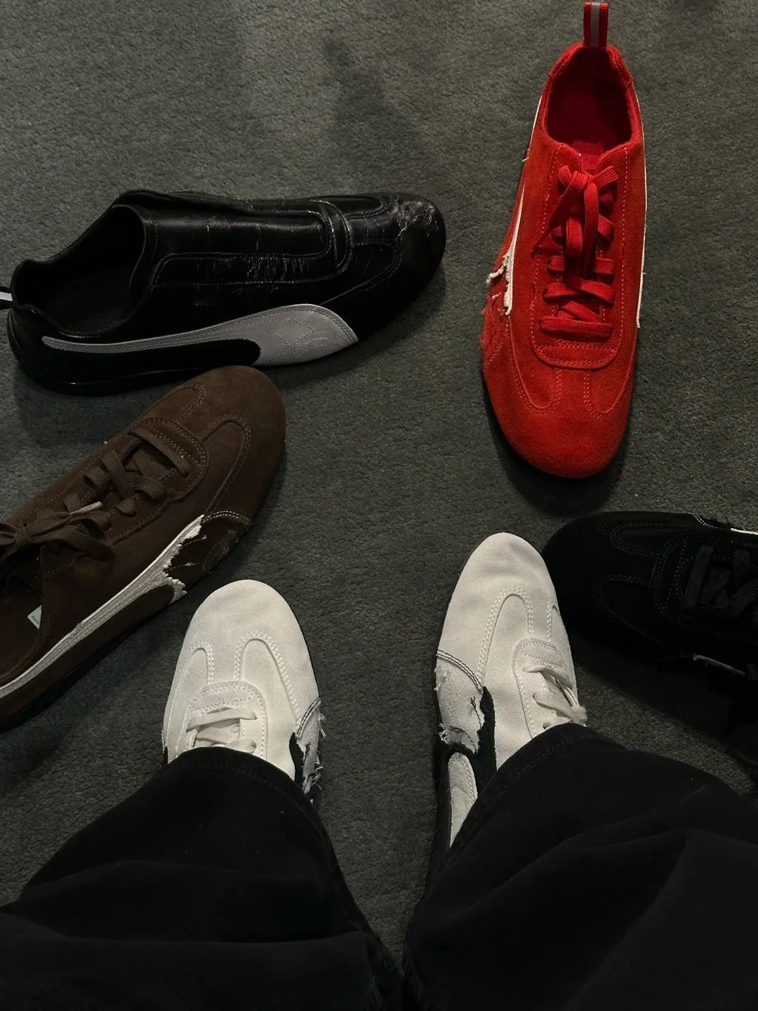 

Винтажные низкие кроссовки для ранней осени, унисекс, для города, спортивные, на плоской подошве, повседневные, с эффектом потертости, на резиновой подошве