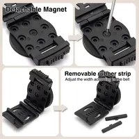 Magnetic belt buckle adjustable portable rubber wrap magnetic suction cup suction screw hardware hand tool accessories 6