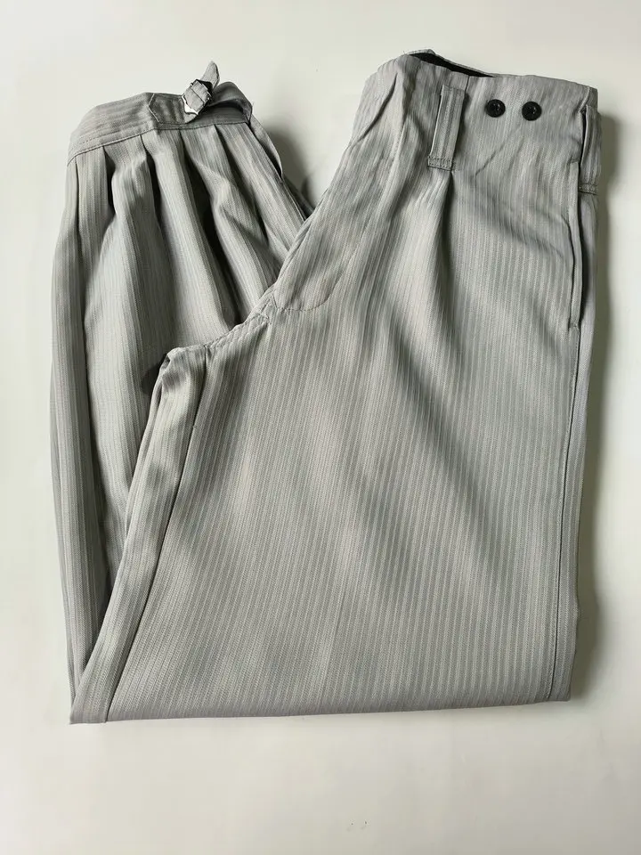 

Весенне-летние мужские тонкие брюки-фонарики с высокой талией, свободная рабочая одежда с манжетами, специальные длинные брюки, модные повседневные брюки