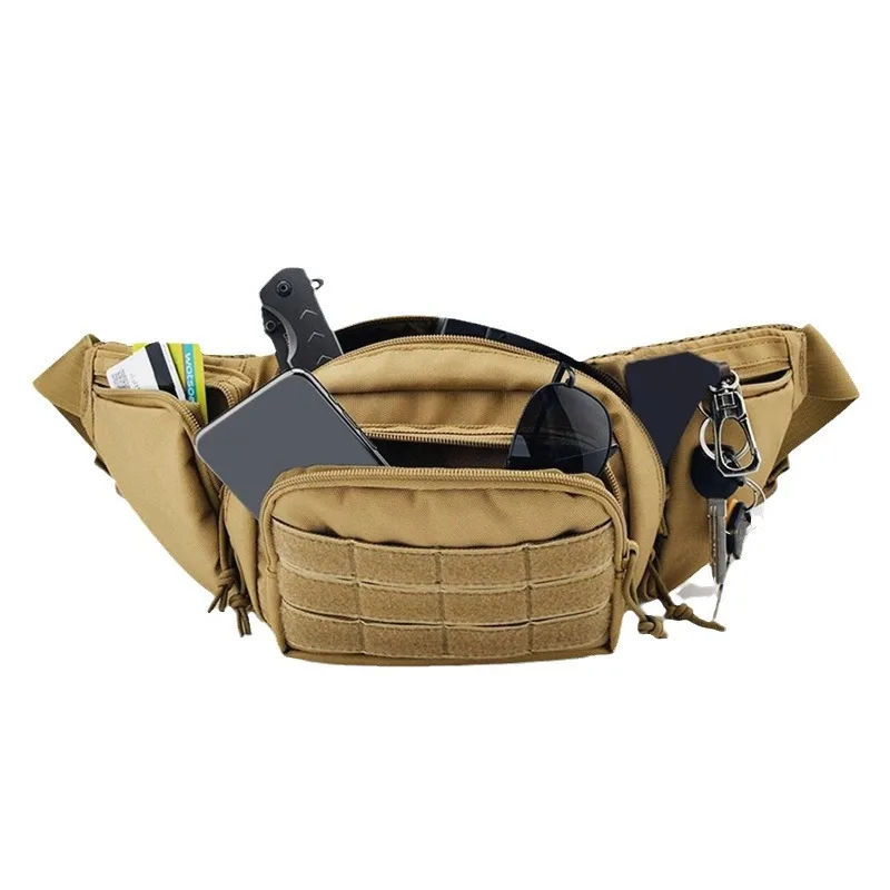 Multifunctional Tactical Waist Pack Outdoor Riding Storage Bag Portable iInvisible Waist Gun Bag
