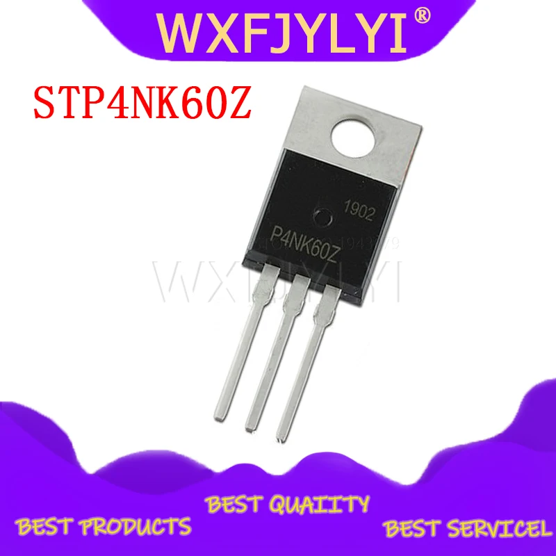 5pcs/lot P4NK60Z STP4NK60Z TO-220F