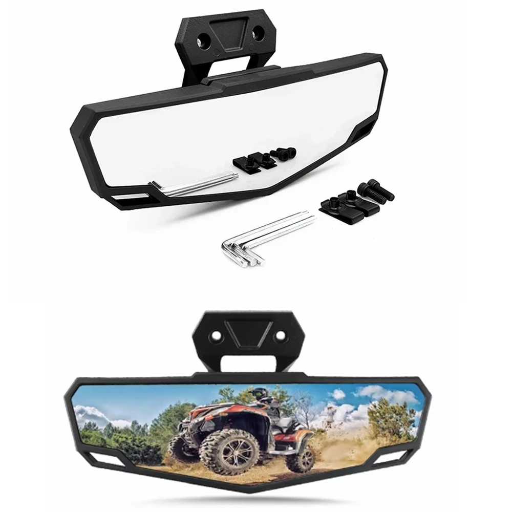 Center Rear View Mirror 2883763 Rearview Mirror Replacement Parts for Polaris RZR Pro R R 4 RZR Pro XP 4 Easy Installation