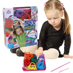 Держатель для горшка ручной работы, наборы для вязания, рама для вязания, петли для прихватки, набор для рукоделия, красочный набор для рукоделия