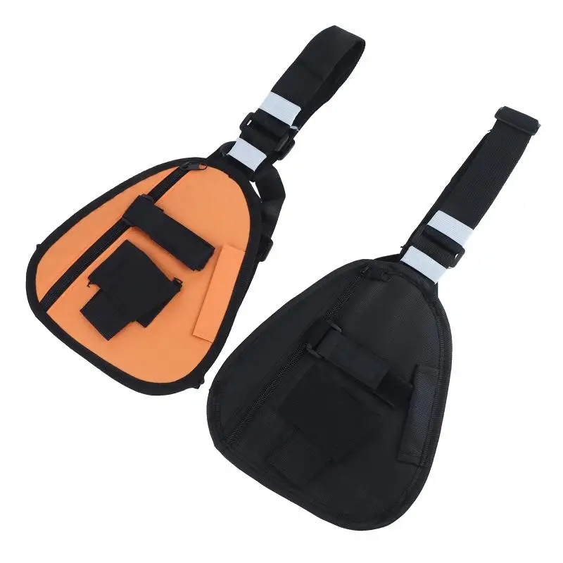Dreieckige Brusttasche, multifunktionale Walkie-Talkie-Aufbewahrungstasche, Umhängetasche, verstellbarer Riemen für den täglichen Gebrauch beim Radfahren im Freien – Detail 3