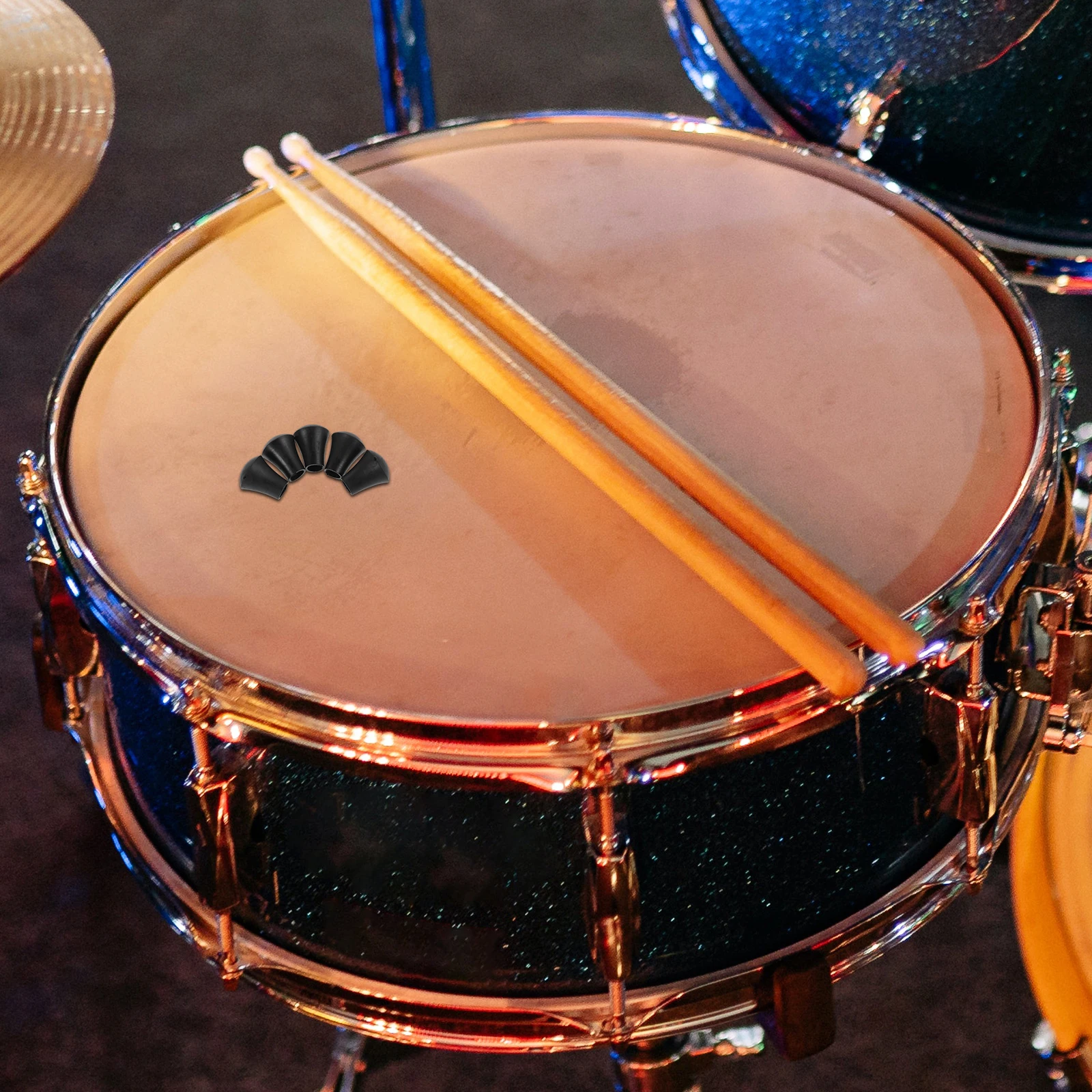 

5pcs Tom Brackets Rubber Antis Feet Floor Mounting Support For Set Bass Base Durable Stable Leg Accessories