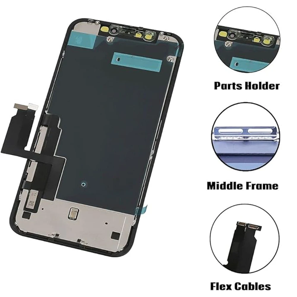 OEM Pantalla for iphone XR LCD Display Touch Screen Digitizer Assembly for iPhone XR LCD Replacement With 3D Touch