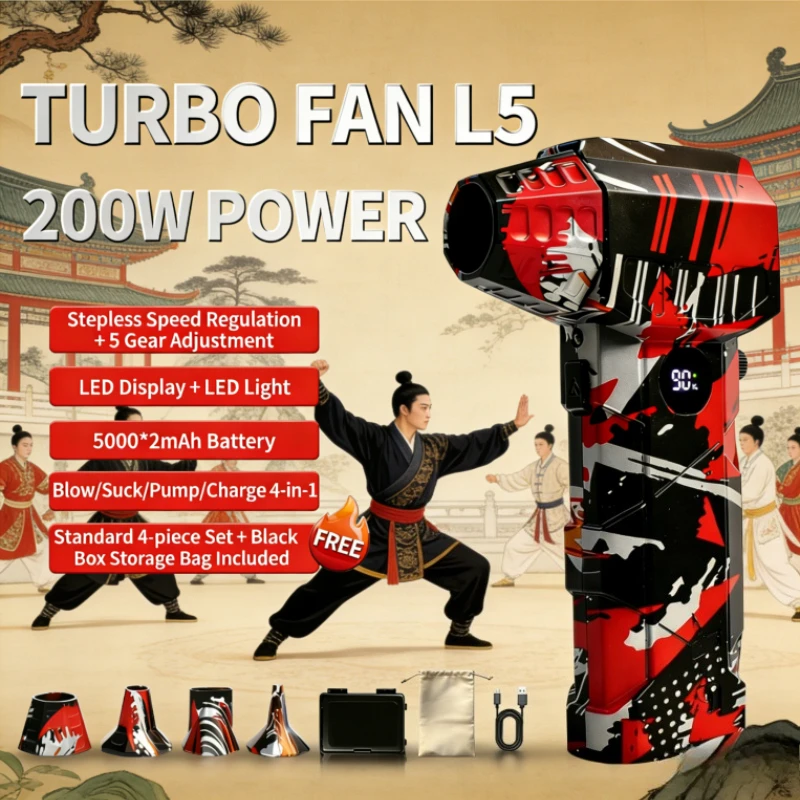 

ProClean Air Blower 142000RPM High-Speed Turbo Jet Fan PC Electronics Dust Removal Tool Type-C Rechargeable Handheld Dry Blower