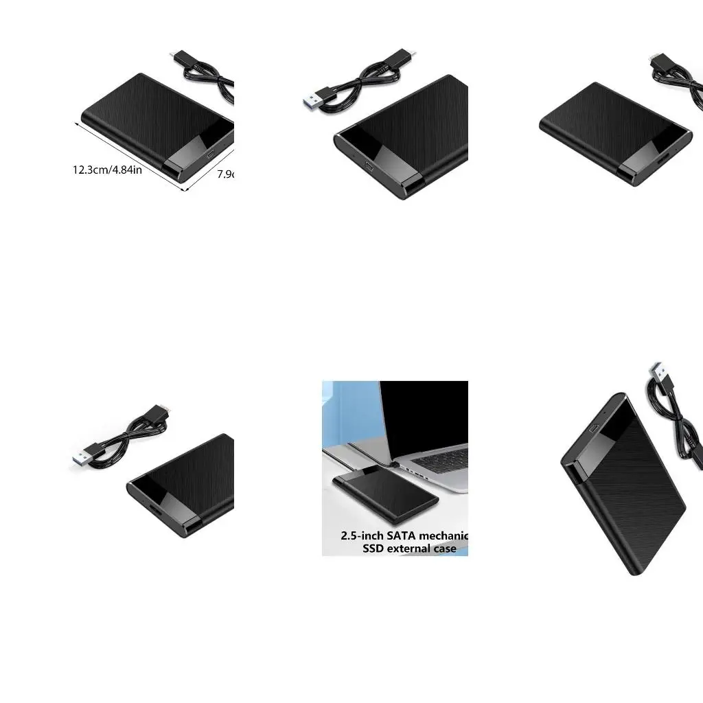  2.5inch SATA3.0 to USB3.0 USB2.0 3.1 Externals Hard Drive Enclosure Optimized for Support Sata3.0 Mobile Hard Disk Box