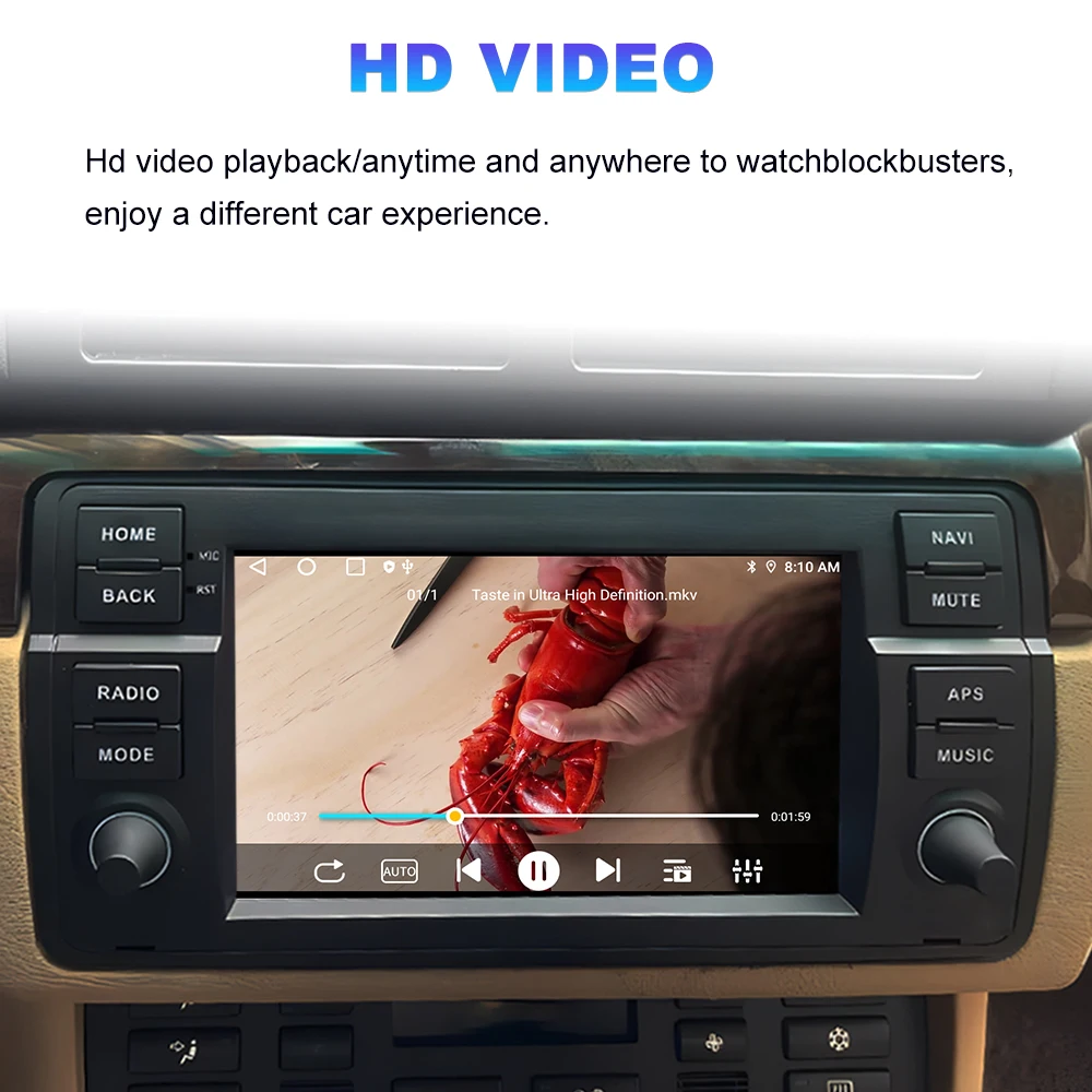 Drahtlose CarPlay Auto Radio Multimedia Video Player Navigation GPS Android Auto für BMW 3er E46 1999-2005 Head Unit Wifi – Detail 13