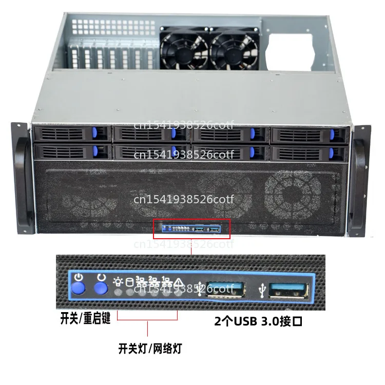 4U 8-Bay Hot-Swap C…