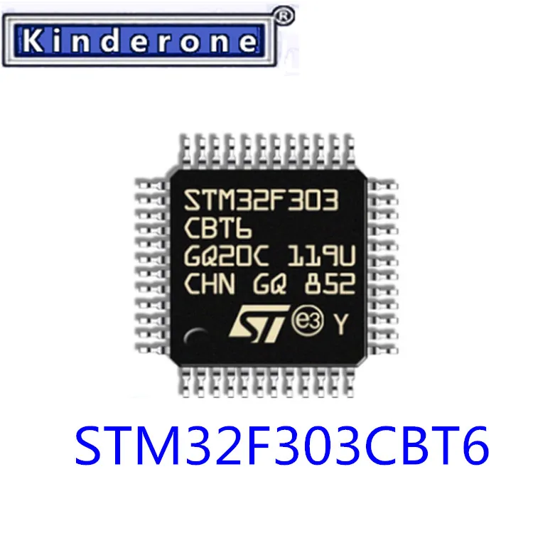 1-10PCS STM32F303 CBT6 STM32F303CBT6  STM 32F303CBT6 STM32F 303CBT6 ST E3 Y LQFP-48 NEW