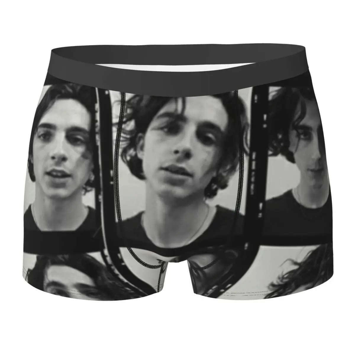 

Film Star T-T gcuhee Chalamets Нижнее белье Актор Мужские шорты Трусы Классический багажник Высокое качество Пользовательские трусы большого размера