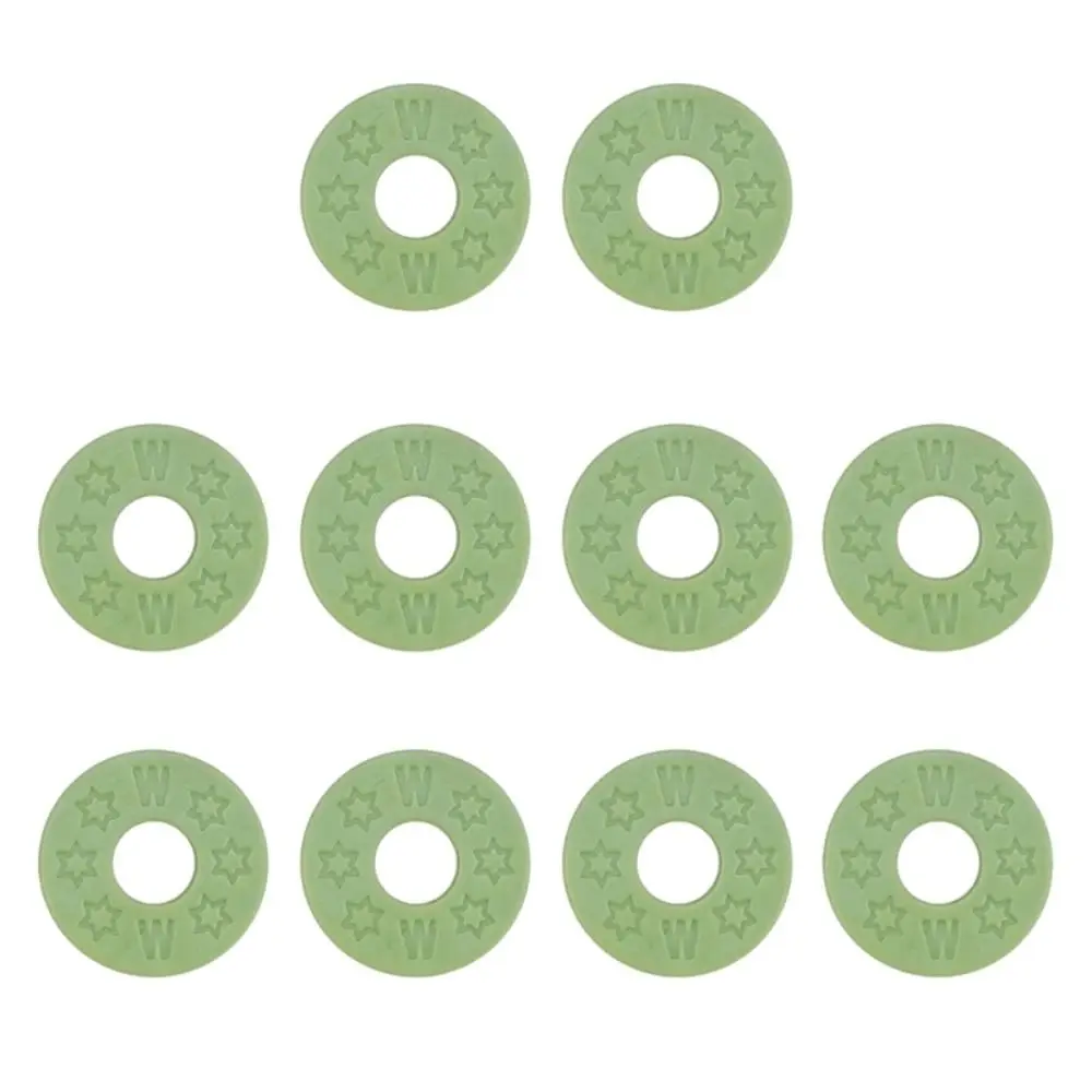 

10Pcs PE Guitar Strap Blocks Buckle Anti Detachment Washer Rubber Guitar Strap Lock Blocks Anti-slip Guitar Strap Locks