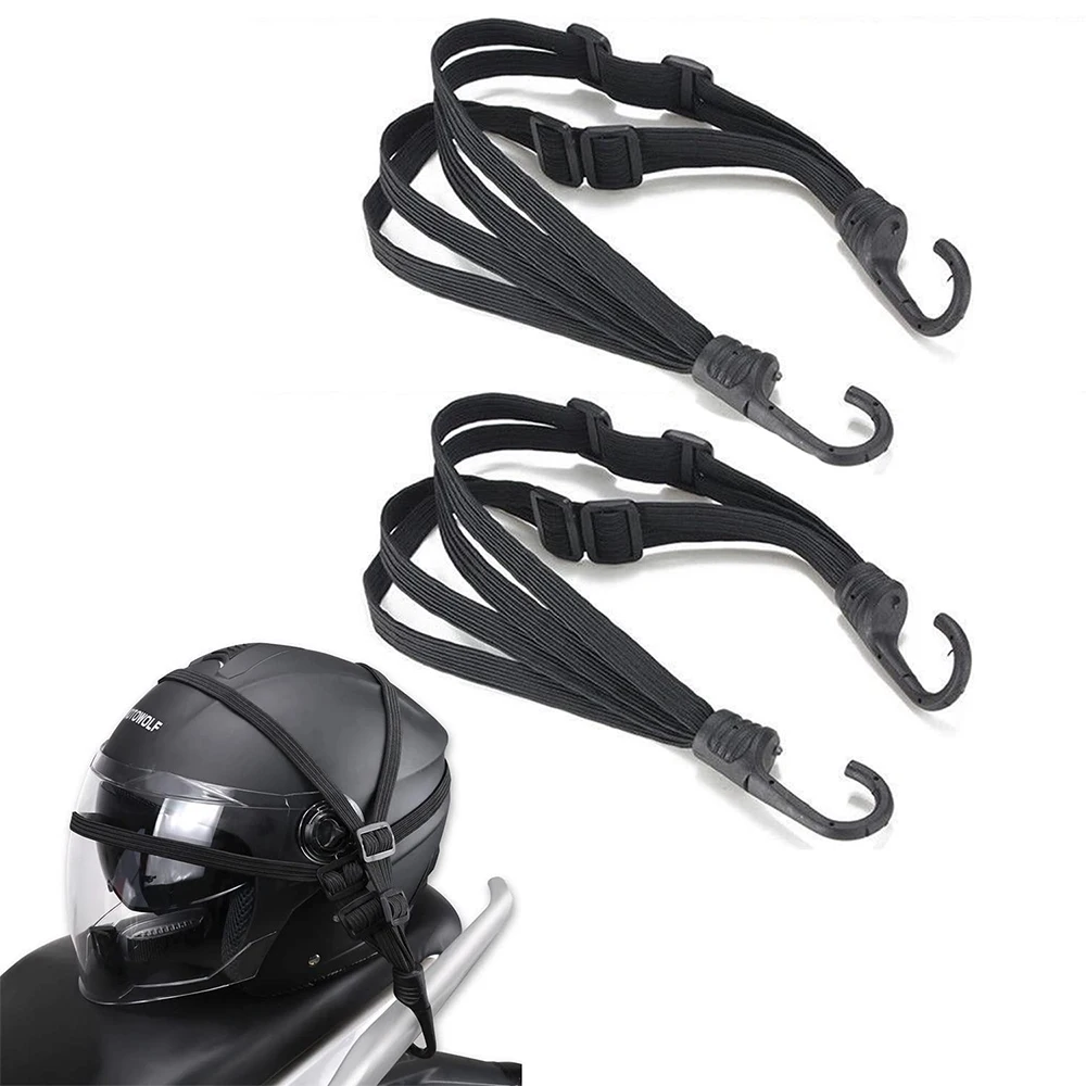 

Universal 60cm Motorcycle Luggage Strap Moto Helmet Gears Fixed Elastic Buckle Rope High-Strength Retractable Protective Net