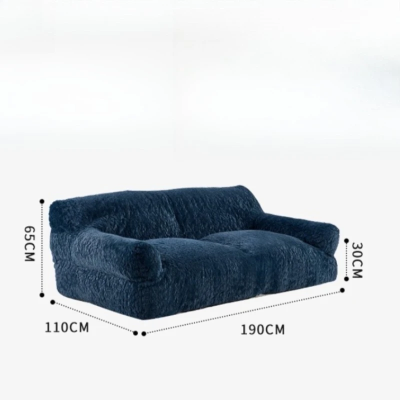 Luxury Lazy Compression Vacuum Sofa Single Living Room Bedroom Straight Row Sofa Home Sponge Chaise Lounges Couch Furniture