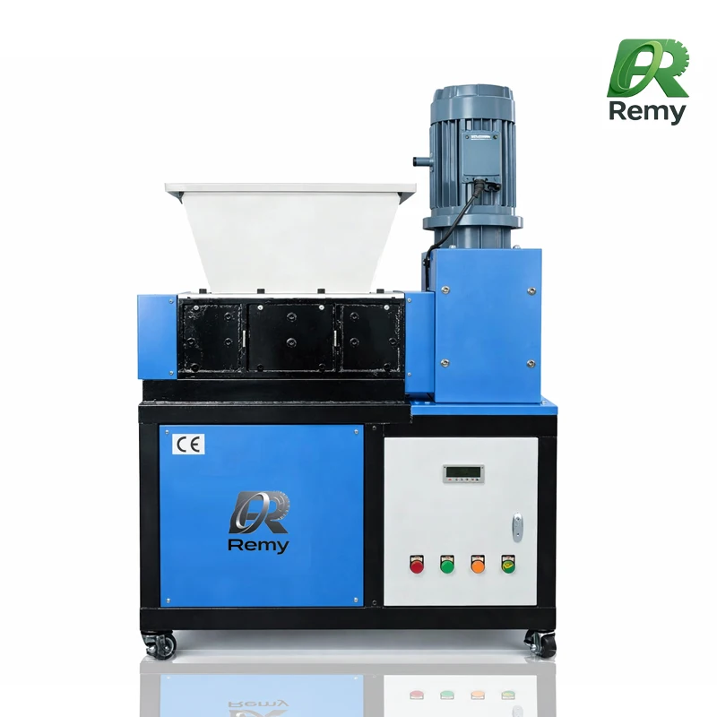 

Small Mini Industrial Twin Two Double Shaft Wood Biomass Textile Glass Recycling Crushing Crushers Shredding Shredder Machine