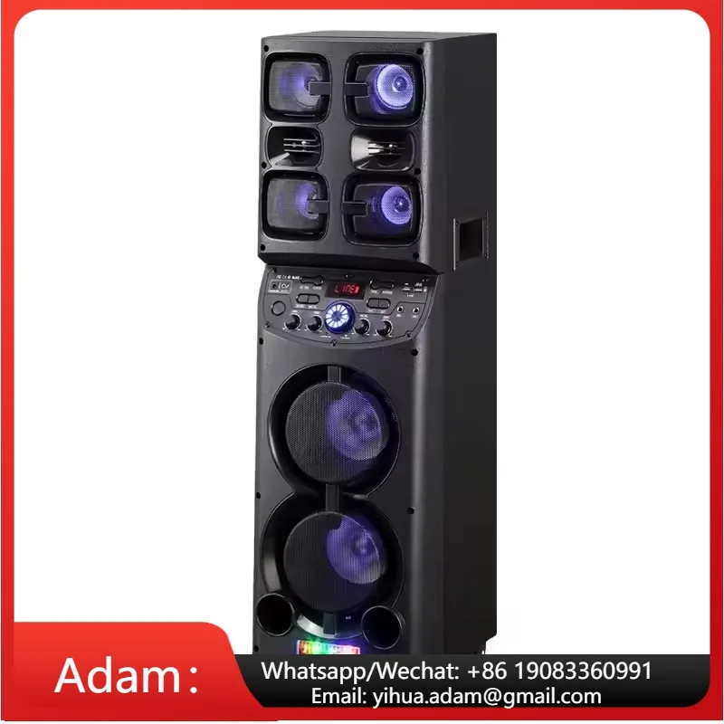 

Td0655 Bosinas Amplificada Sound Equipment/amplifiers Big Speakers Outdoor Dj Party Karaoke Speakers With 2 Wireless Microphone